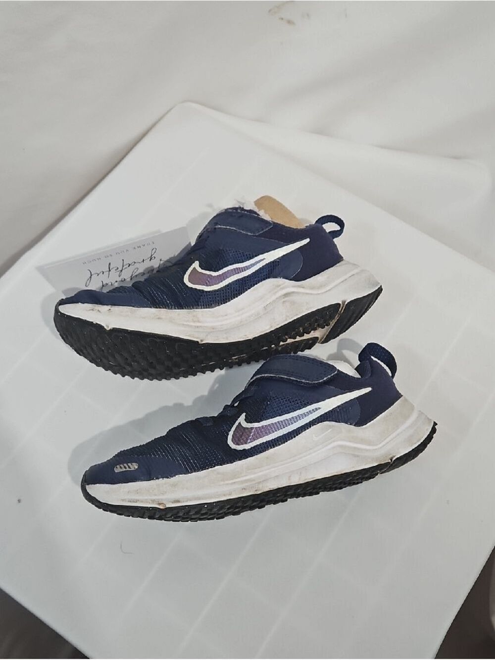 Nike Downshifter 12Younger Kids' Shoes Blue Sneakers Circular Fashion Pre-loved - Picture 8 of 17